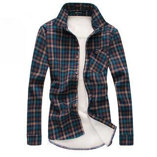 Fleece-lined Check Shirt