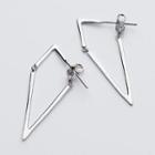 925 Sterling Silver Geometric Earring