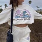 Sea Wave Graphic Sweatshirt