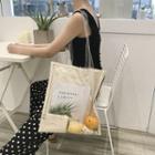 Polka Dot Transparent Shopper Bag