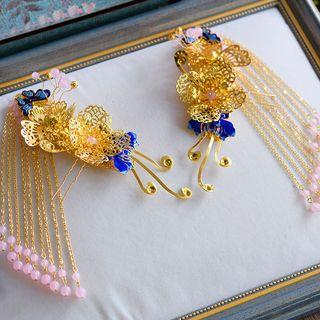 Set: Wedding Hair Piece + Earring