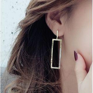 Rectangle Dangle Earring As Shown In Figure - One Size