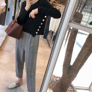 Side Button Sweater