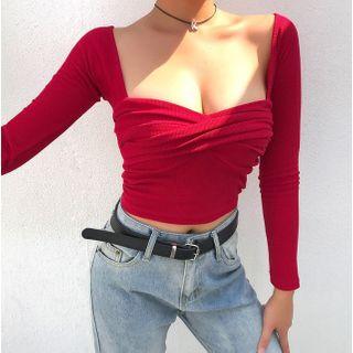 Twisted Long-sleeve Top