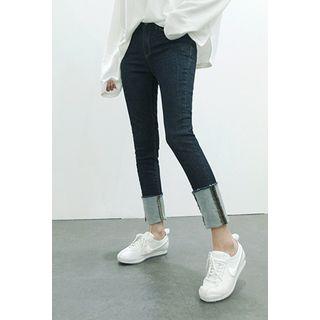 Rolled-up Skinny Jeans