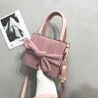 Plaid Bow Accent Handbag