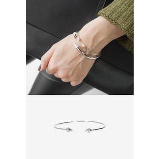 Rhinestone Open Bracelet