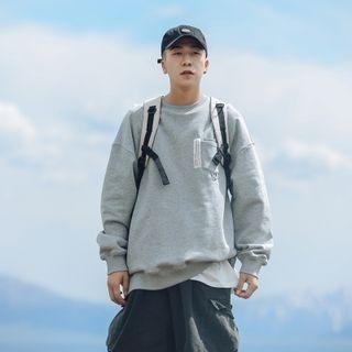 Label Applique Sweatshirt