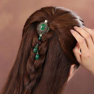 Retro Bead Hair Clip
