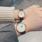 Couple Matching Roman Numeral Strap Watch