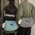 Checkerboard Crossbody Bag / Charm / Set
