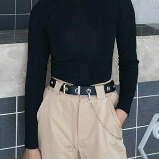 Grommet Belt Black - 105cm