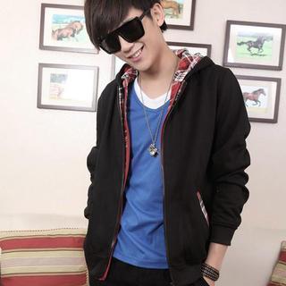 Mock Two-piece Hoodie