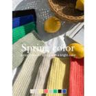 Slim-fit Rib-knit Top In 8 Colors