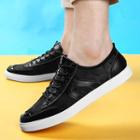 Faux-leather-panel Sneakers