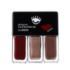 The Saem - All That Kit (lip & Eye Make Up) (#01 Daily): Lip & Cheek 4ml + Shimmer Eyeshadow 4ml + Matt Eyeshadow 4ml