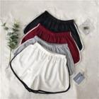 Contrast Piping Sweat Shorts