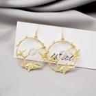 Branches Alloy Dangle Earring 1 Pair - E2047-4 - Gold - One Size