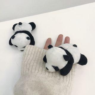 Chenille Panda Brooch As Shown In Figure - One Size
