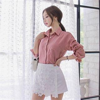 Lace-layered Shorts
