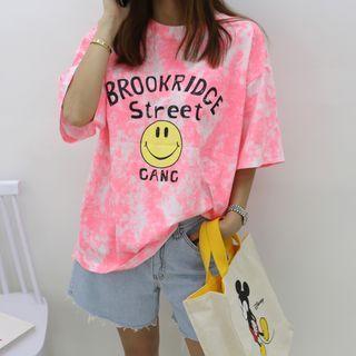 Dyed Printed T-shirt