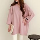 Tag-patched Oversized T-shirt