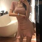 Round-neck Short-sleeve Dress