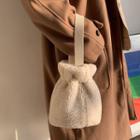 Sherpa-fleece Bucket Bag