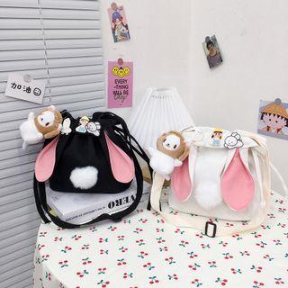 Rabbit Ear Canvas Drawstring Bag