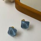 Resin Cuff Earring 1 Pair - Blue - One Size