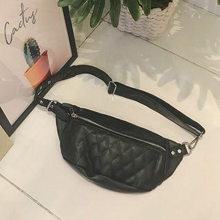 Quilted Faux-leather Waist Bag