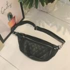 Quilted Faux-leather Waist Bag