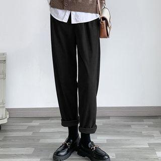 High Waist Corduroy Harem Pants