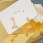 Freshwater Pearl Mermaid Tail Dangle Earring