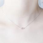 925 Sterling Silver Safety Pendant Necklace 925 Silver - As Shown In Figure - One Size