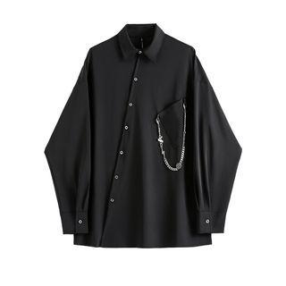 Chained Asymmetrical Shirt