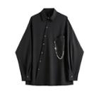 Chained Asymmetrical Shirt