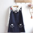 Embroidered Jumper Dress / Blouse / Set