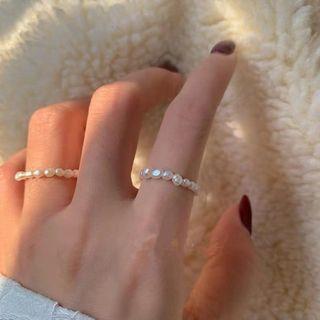 Freshwater Pearl Ring White - One Size