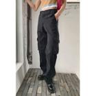 Flap Washed Loose-fit Cargo Pants