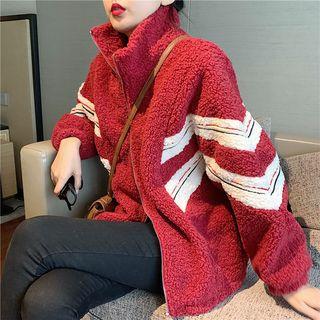 Stand-collar Fleece Jacket