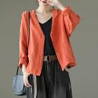 Button-up Linen Jacket