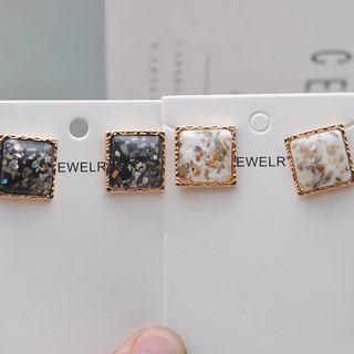 Retro Square Earring
