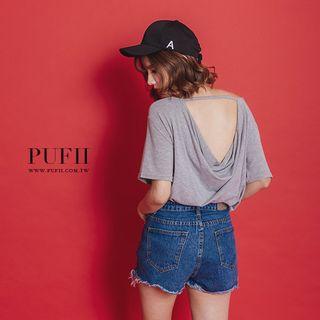Open Back Plain Top