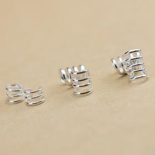 925 Sterling Silver Cuffed Earrings