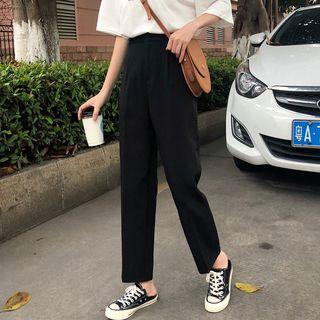 Crop Dress Pants Black - One Size