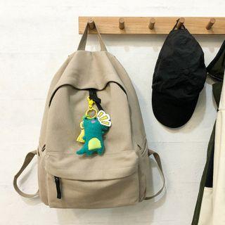 Dinosaur Charm Canvas Backpack