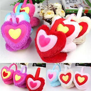 Heart Furry Earmuffs