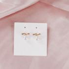 Freshwater Pearl Earring 1 Pair - Gold - One Size