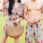 Couple Matching Printed Bikini / Cover Up / Beach Shorts